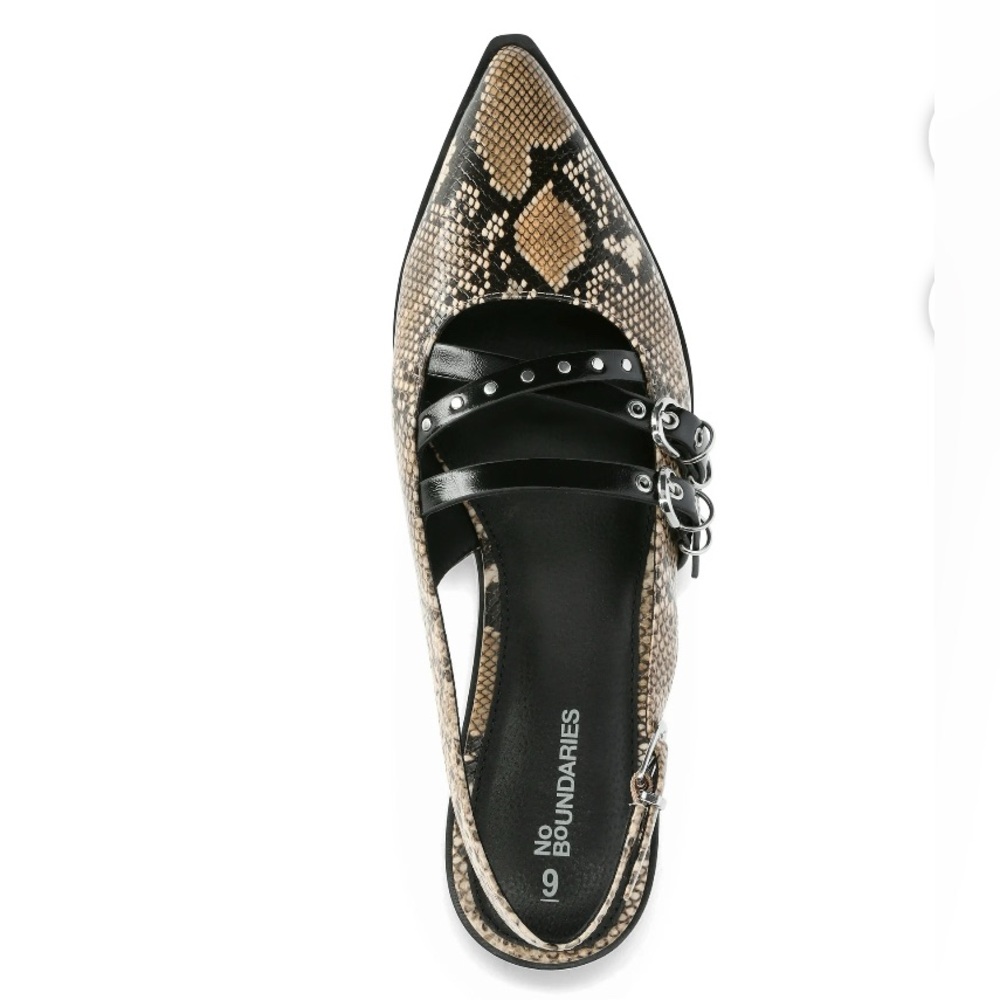 Strappy Snake Flats - Picture 3 of 16